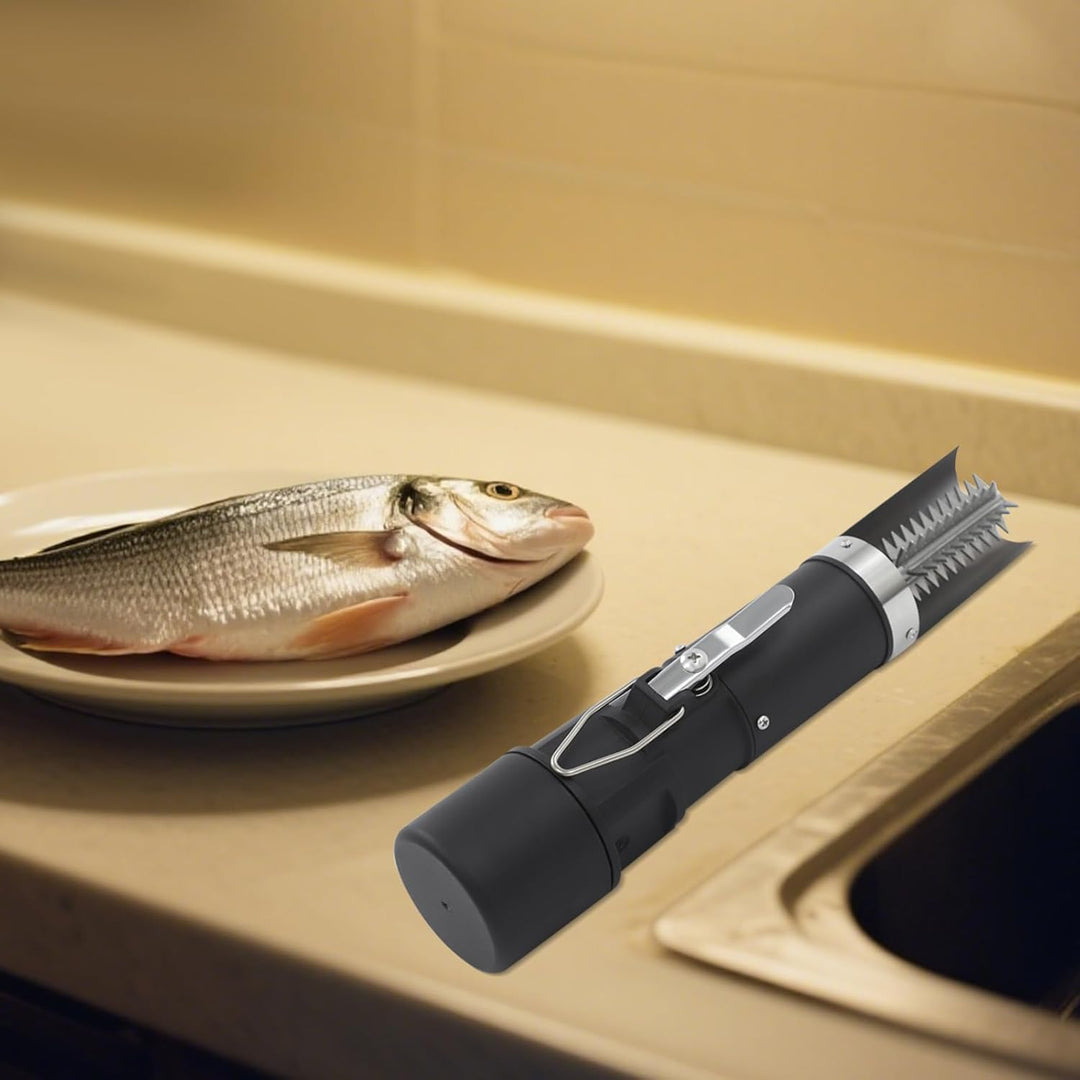 120W 6-Seiten-Rollenklinge Kabelloser Tragbarer Elektrischer Fischschupper USB-Aufladung Fischschupp