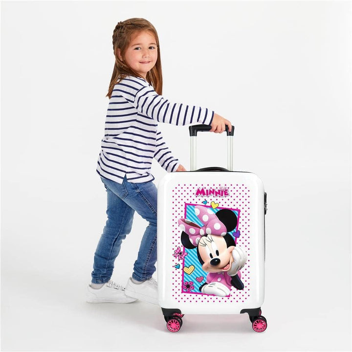 Disney Minnie Joy Kabinenkoffer Mehrfarbig 34x55x20 cms Hartschalen ABS Kombinationsschloss 34L 2,6K