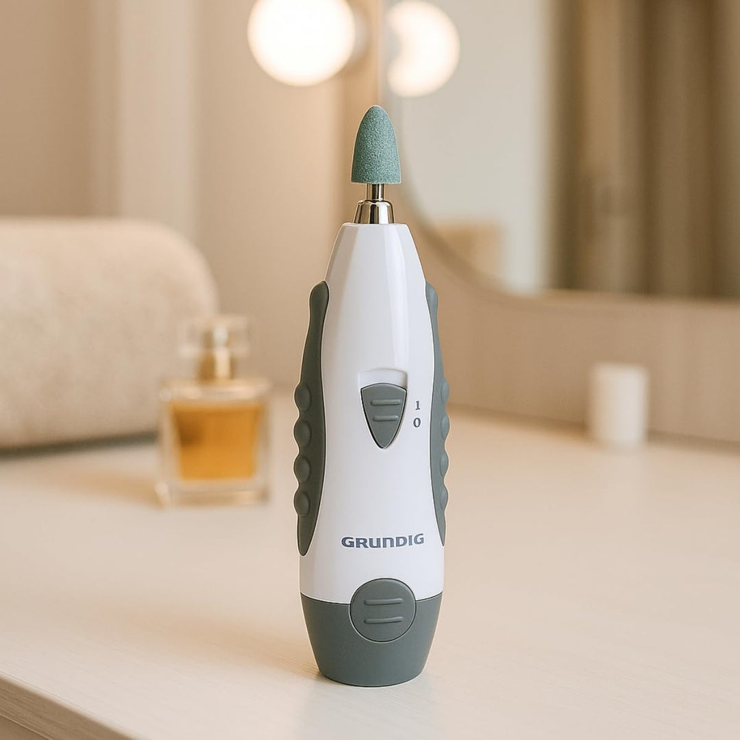 Grundig Nagelfräser 5-in-1 - Maniküre Set Elektrisch mit 5 Aufsätzen - Elektrische Nagelfeile und Na