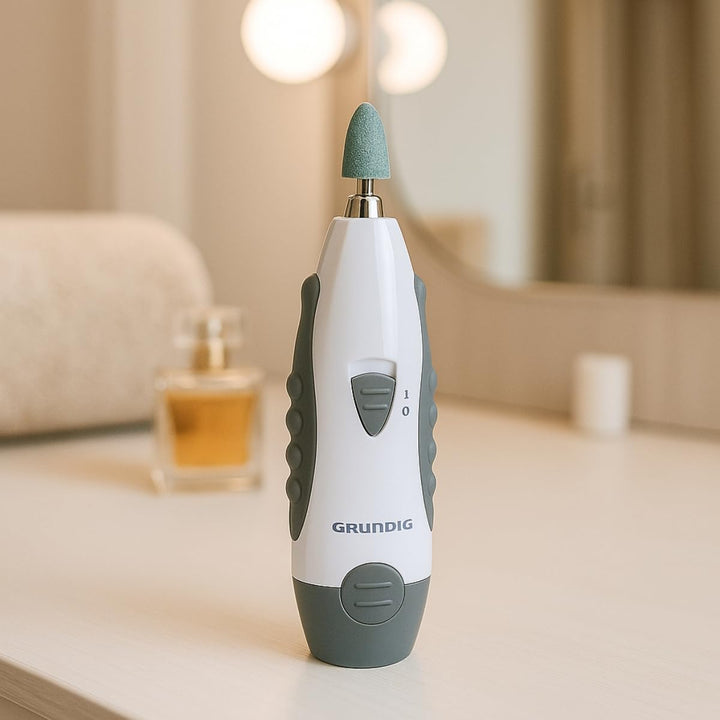 Grundig Nagelfräser 5-in-1 - Maniküre Set Elektrisch mit 5 Aufsätzen - Elektrische Nagelfeile und Na