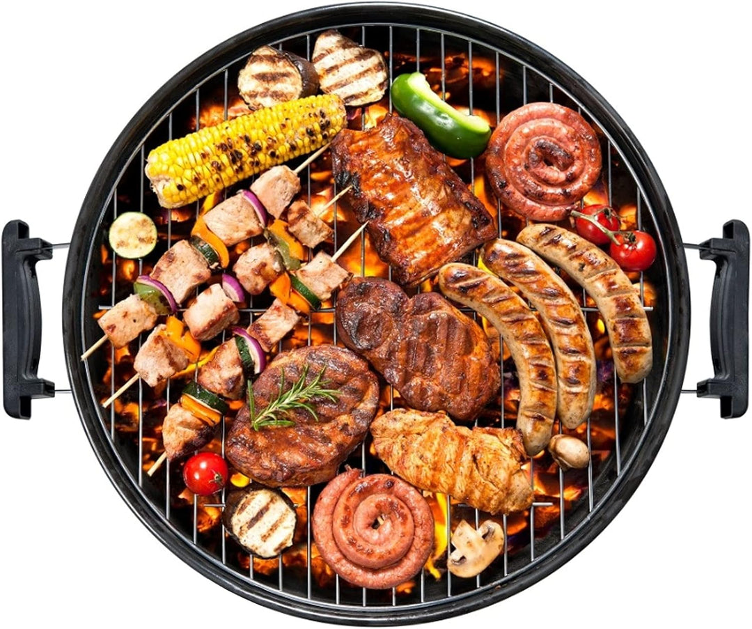 Grillrost Rund Ø 38cm, 11 Balken 3cm Abstand Edelstahl Grillroste BBQ Grill Zubehör für Rost, Grillg