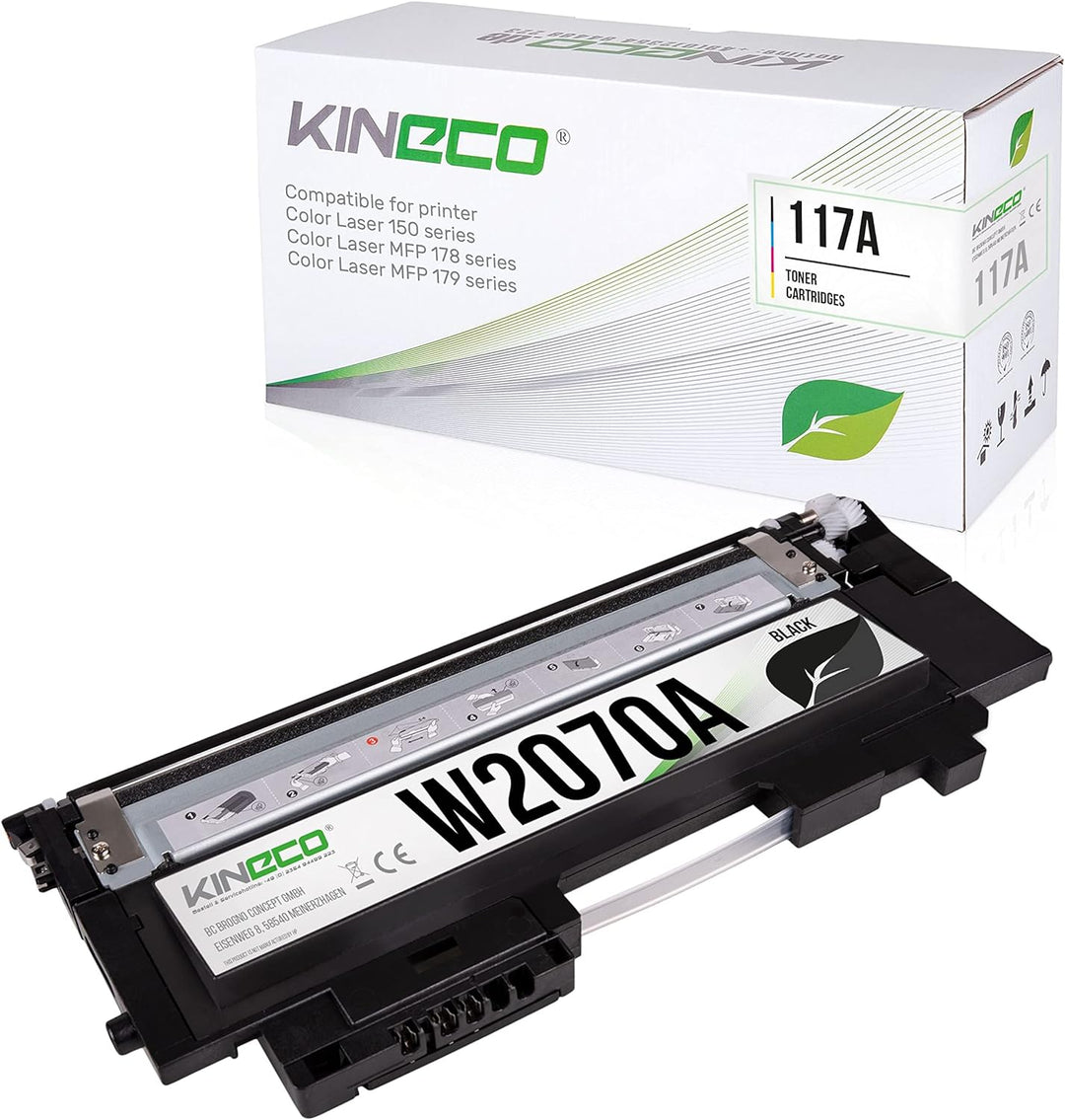 Kineco Toner kompatibel zu HP 117A ersetzt W2070A für HP Color Laser 150a 150nw 178nwg 179fwg