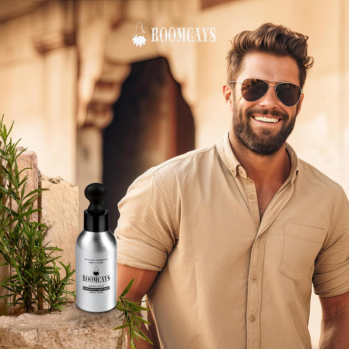 Roomcays Bartöl Herren mit Arganöl und Jojobaöl 50 ml - Intensive Bartpflege für einen gepflegten Ba