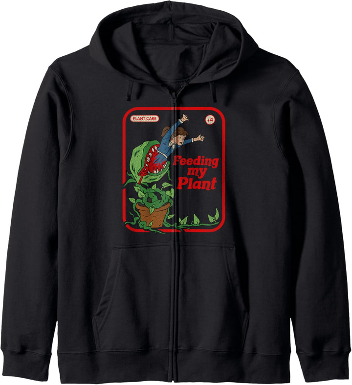 Feeding My Plant Occult Horror Goth VIntage Childgame Kapuzenjacke