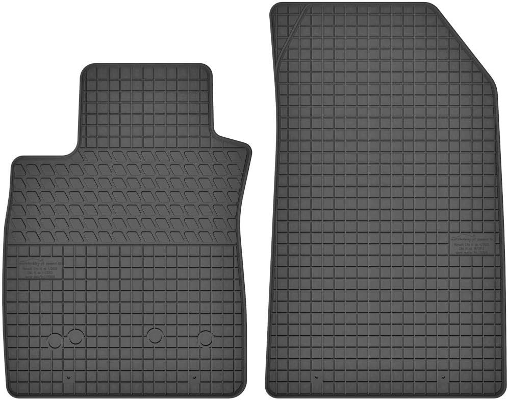 Fussmatten vorne 2er Set für Renault CLIO V 5 seit 2019 Gummi Gummimatten, Vorne
