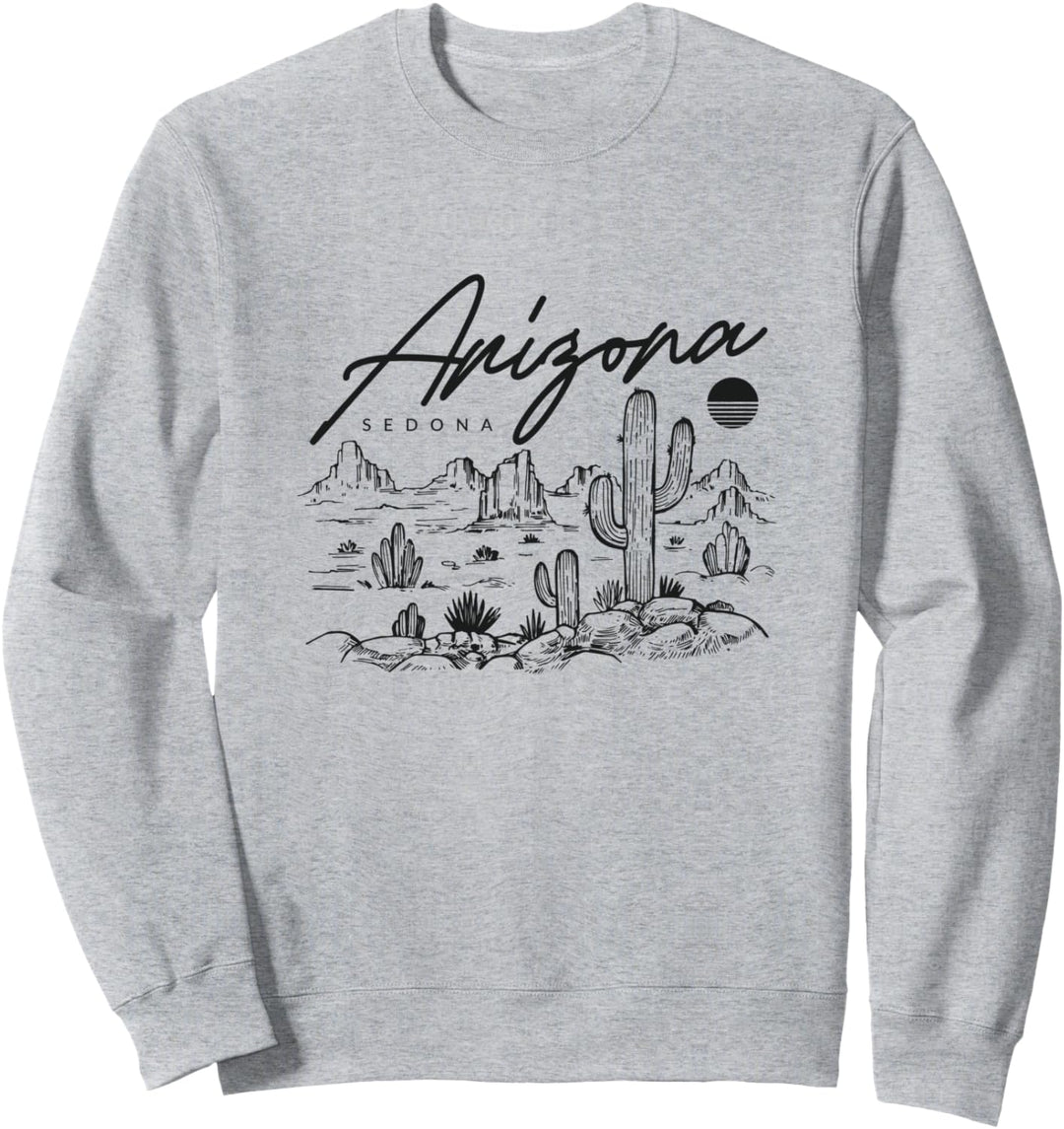 State of Arizona desert sunset casual southwest graphic Sweatshirt