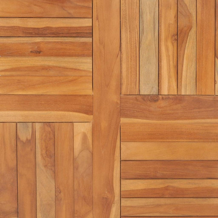 BADJAS Tischplatte Massivholz Teak Quadratisch Schreibtischplatte, DIY Stabile Esstisch, Schreibtisc