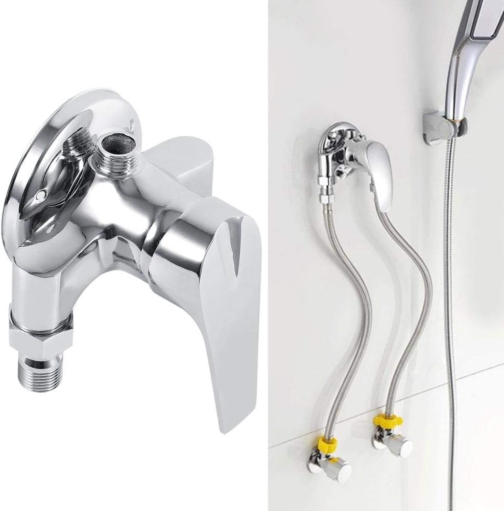 TOPINCN Wassermischer Regelventil Dusche Warm/Kalt Wasser Mischbatterie WC Badzubehör MEHRWEG VERPAC