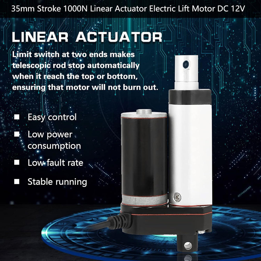 DC 12V Linearantrieb für Hochleistungsmotoren/elektrische Anwendungen, elektrischer Aufzugsmotor mit
