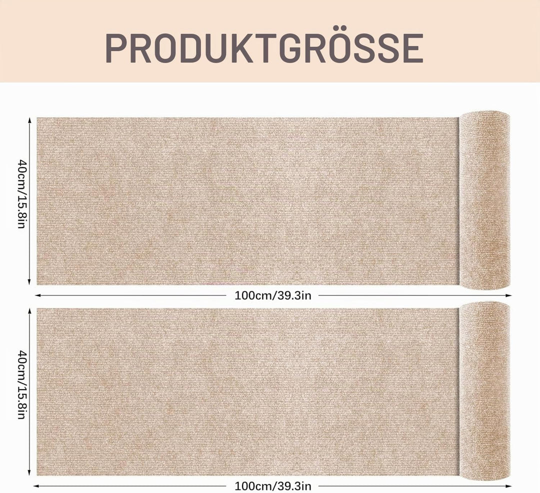 Kratzmatte für Katzen, 2 Stück DIY Kratzbrett Katze, Kratzteppich, Kratzschutz, Kratzwand, Möbelschu