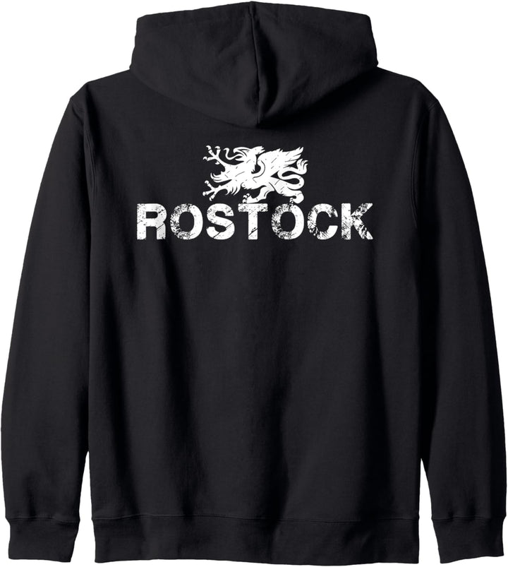 Rostock Shirt Rostocker Herren Damen Kinder Hansestadt Greif Kapuzenjacke