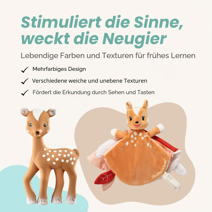 Sophie la Girafe – FanFan The Rehkitz Beissring & Tröster Geschenkset