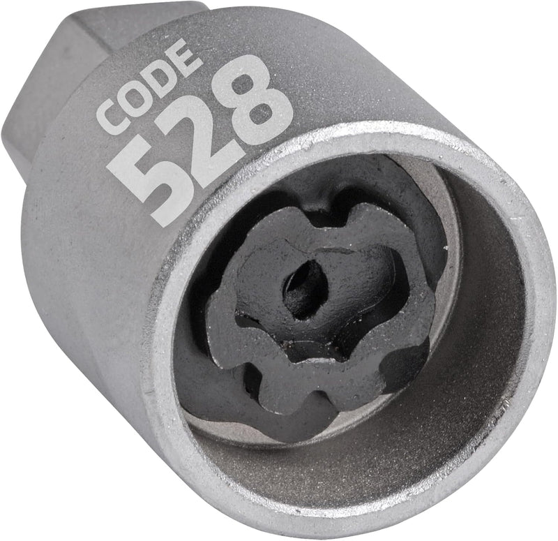 SW-Stahl 02383L-8 Felgenschloss Adapter 528 I geeignet für VW I Felgenschlösser lösen I Radsicherung