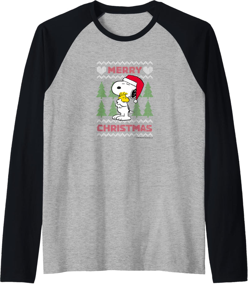 Peanuts - Christmas Snoopy Sweater Raglan