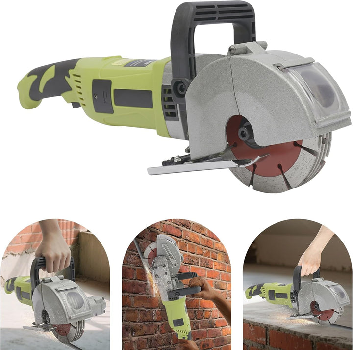 Schlitzfräse Mauernutfräse, Nutenfräsmaschine, Elektrische Schlitzfräsmaschine, 4000W 220V Schlitzma