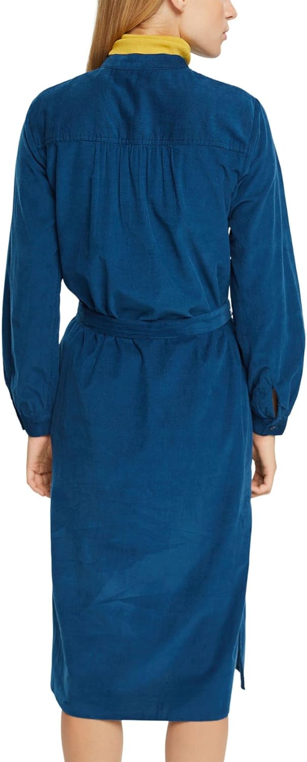 ESPRIT Damen Kleid 32 450/Petrol Blue, 32 450/Petrol Blue