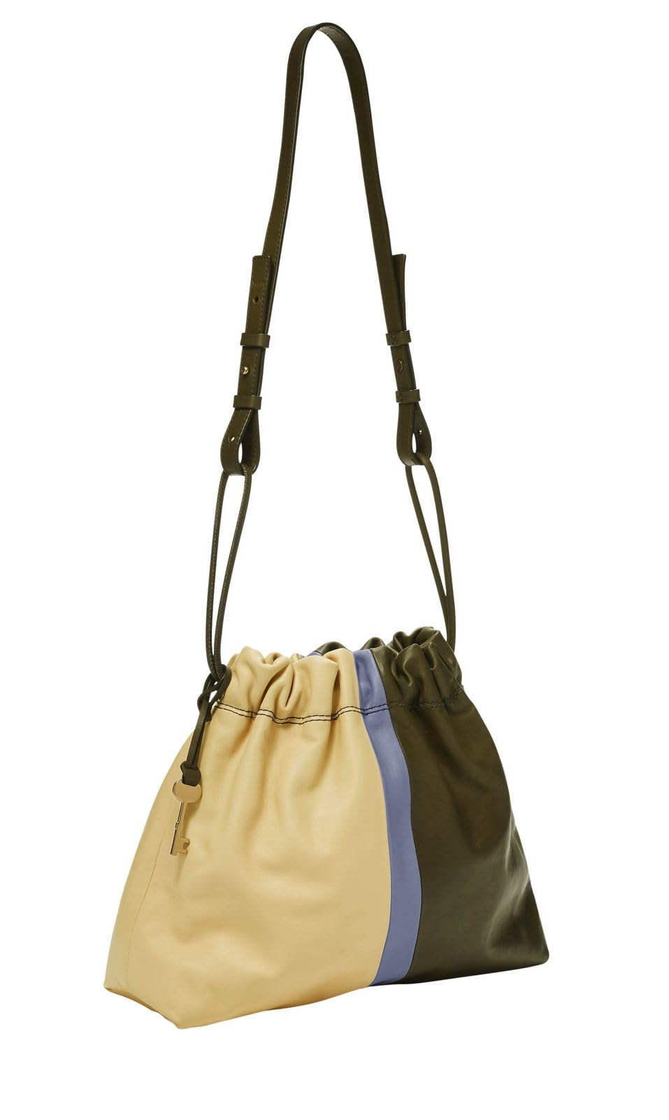 Fossil Gigi Shoulder Bag Green Multi Stripe