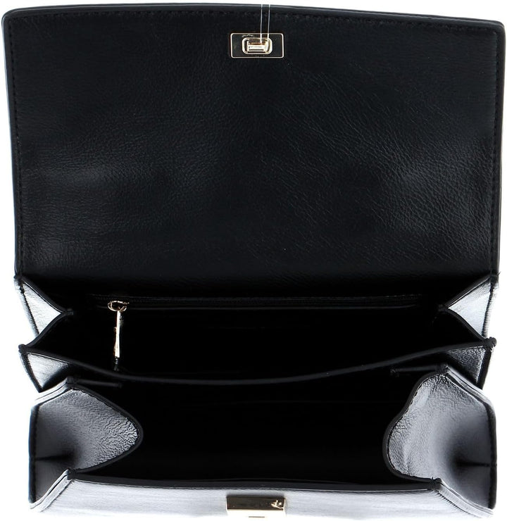 Seidenfelt Skruv Handtasche 20 cm Schwarz