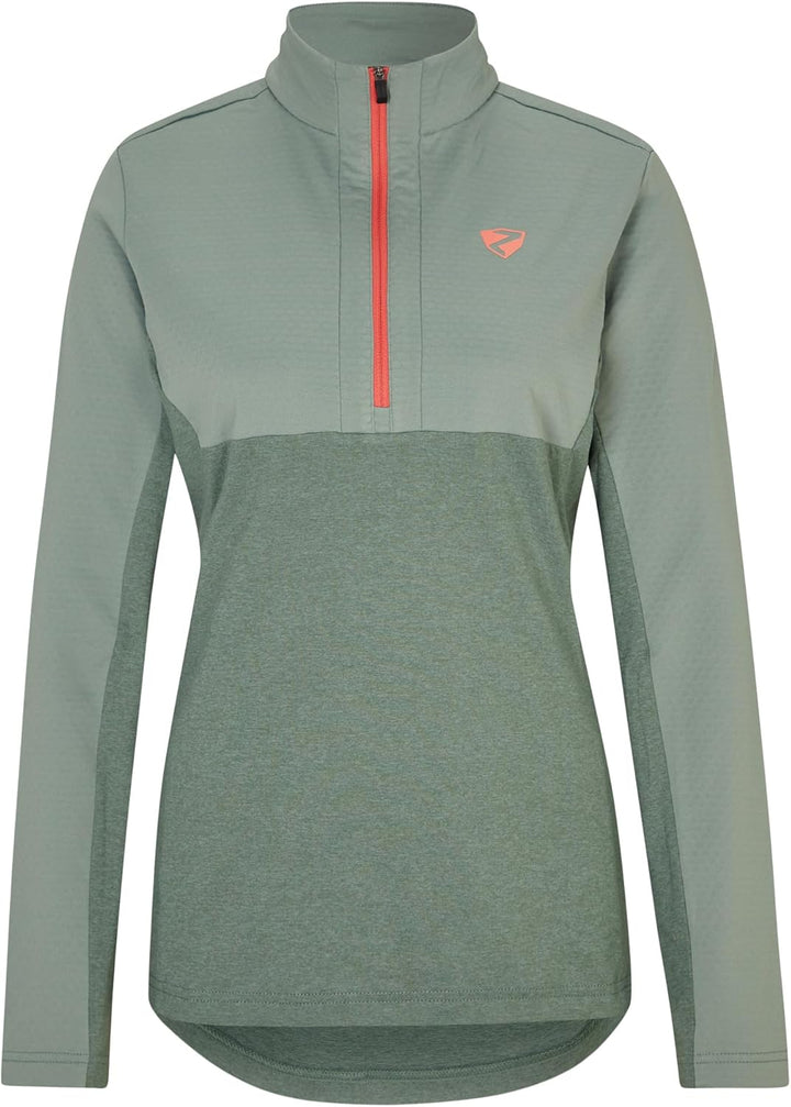 Ziener Damen Japra Skipullover, Skirolli, Funktions-Shirt | warm, elastisch, PFC frei (1er Pack) 44