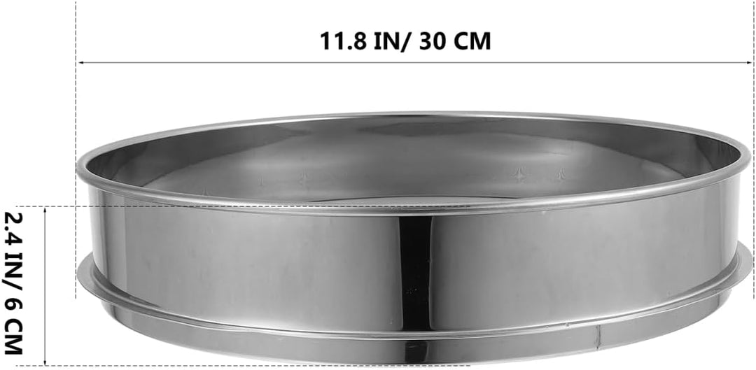BESTOMZ Edelstahl Kräuter Pollen Hash Extractor stapelbar Sichter 100 Mikron Shaker