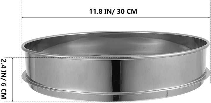 BESTOMZ Edelstahl Kräuter Pollen Hash Extractor stapelbar Sichter 100 Mikron Shaker