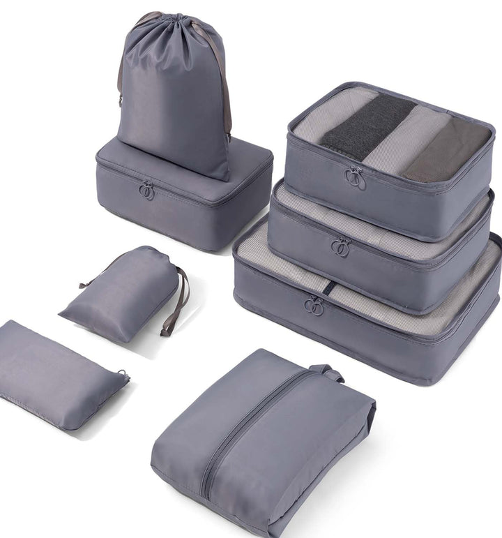 Meowoo 8-teilig Koffer Organizer Set, Packing Cubes, Packwürfel für Urlaub & Business, Reise Organiz