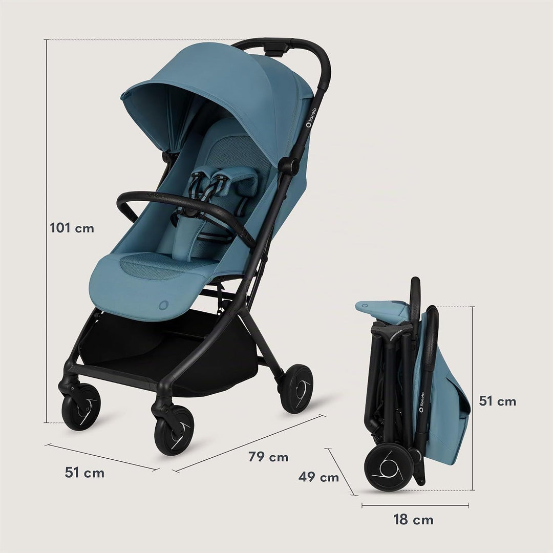 Lionelo Sia Reisebuggy ultraleicht &amp; ultrakompakt faltbar, 5,9 kg, bis 22 kg, 6 Monaten bis 4 Jahre,