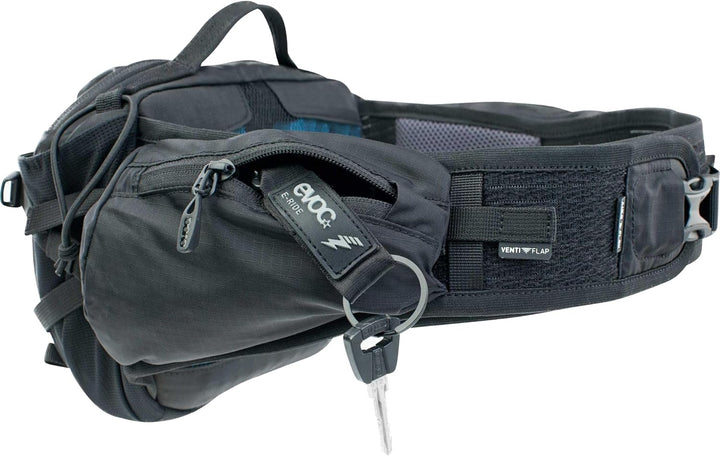 EVOC HIP PACK PRO E-RIDE 3 Hüfttasche Bauchtasche für E-Bike-Touren & Trails (3L Fassungsvermögen, A