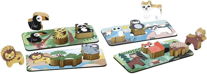 Coffret multi-jeux en bois : Multi-Jeux des tout-petits Iceland Michelle Carlslund