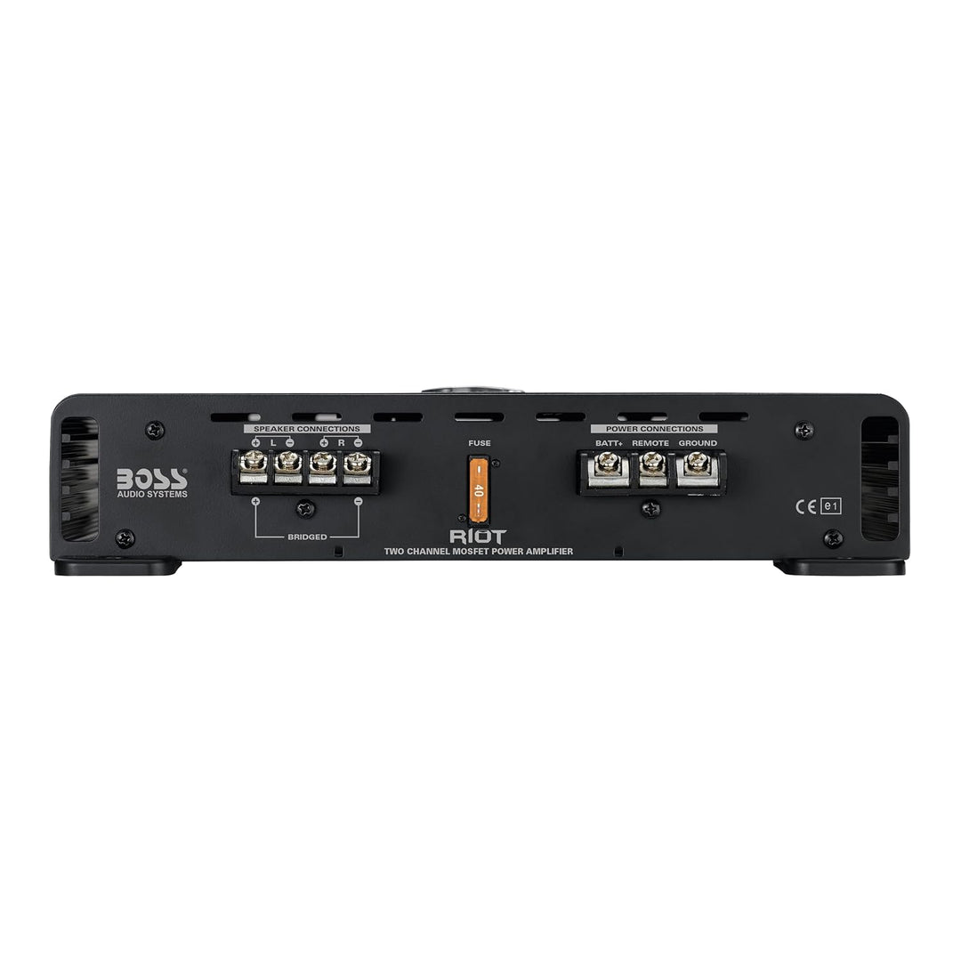 BOSS Audio Systems R4002 Subwoofer schwarz 800 W, 2 Kanäle, 800 W, 2 Kanäle