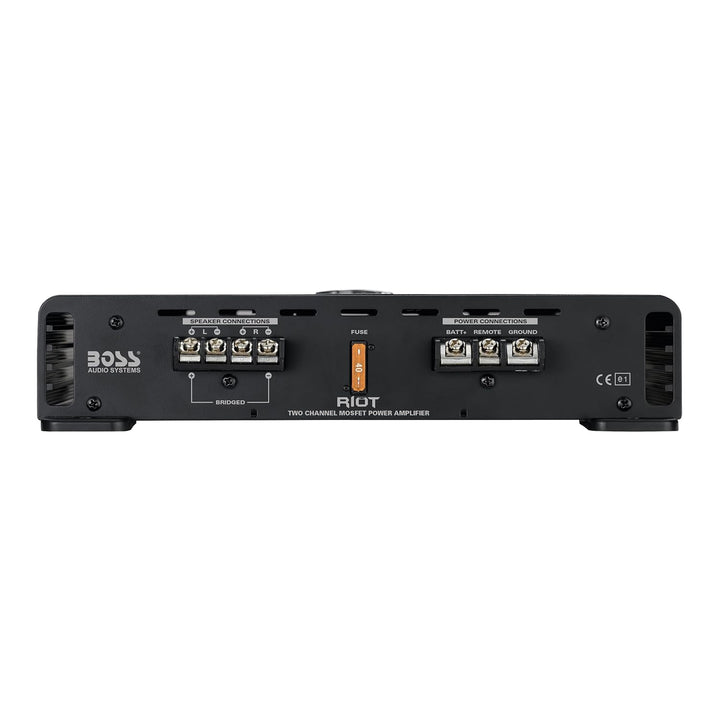 BOSS Audio Systems R4002 Subwoofer schwarz 800 W, 2 Kanäle, 800 W, 2 Kanäle