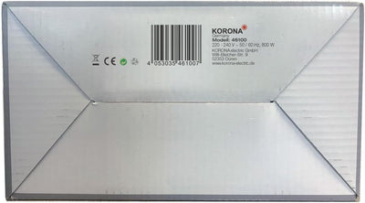 Korona 46100 Glas-Tischgrill | 2 in 1 Tischgrill und Warmhalteplatte | 800 Watt | Edelstahlgehäuse |