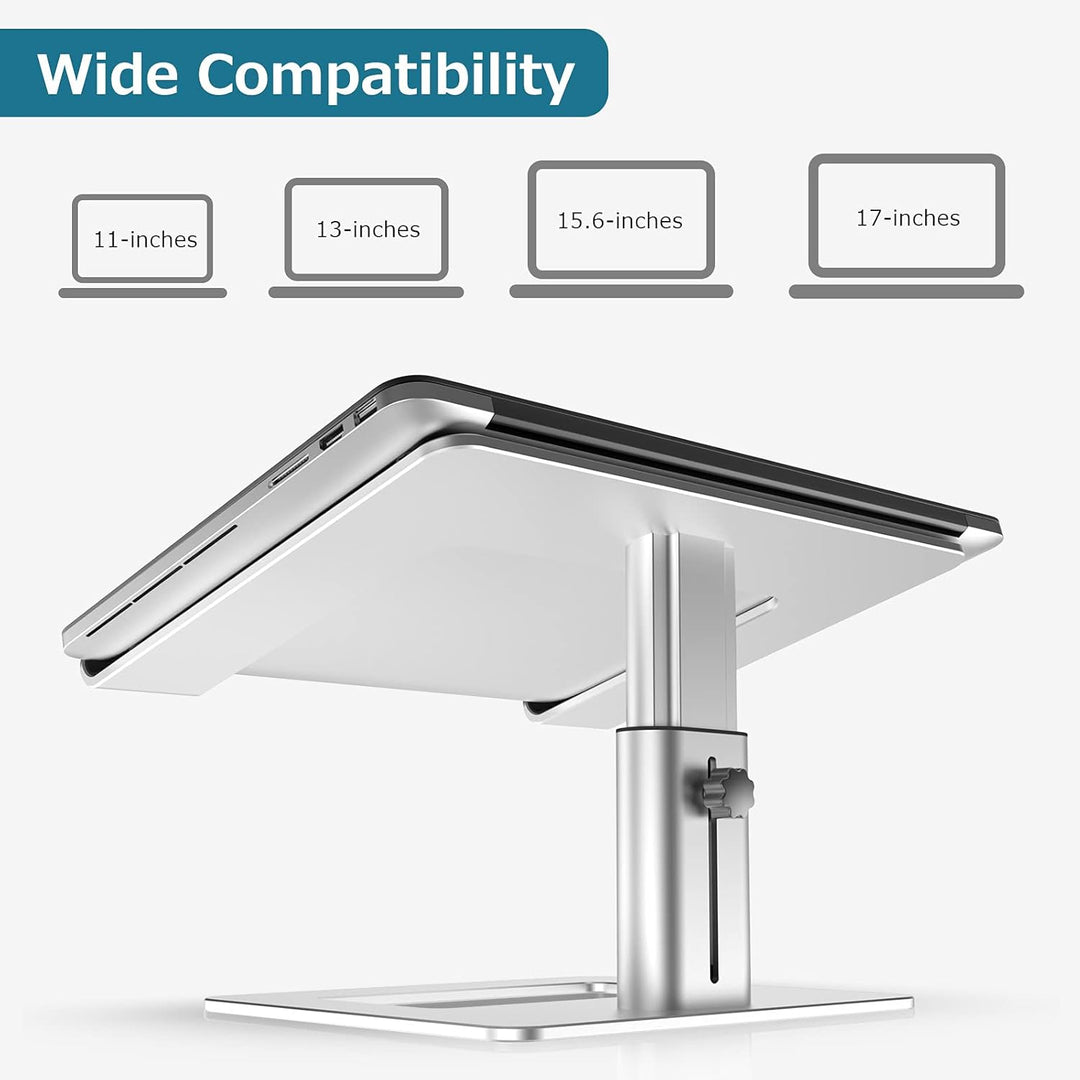 GOKEDA Laptop ständer, ergonomisch Verstellbarer Computerständer, Höhenhalter aus Aluminiumlegierung