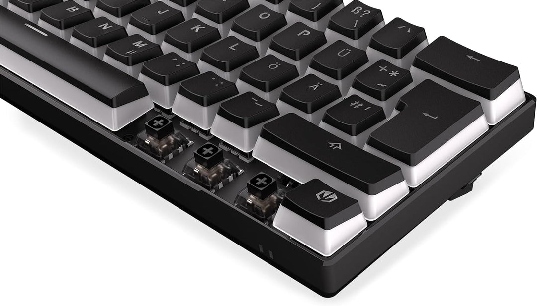ENDORFY Thock Compact Wireless DE Kailh Box Black Pudding, Kompakte, Mechanische Switches Kailh Box