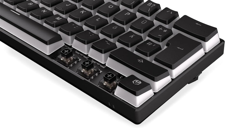 ENDORFY Thock Compact Wireless DE Kailh Box Black Pudding, Kompakte, Mechanische Switches Kailh Box