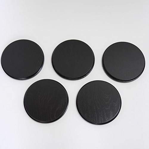 5 Stück Keilerschilder Keilerbrett Gewaffbrett Trophäenschilder rund dunkel AF 15 cm