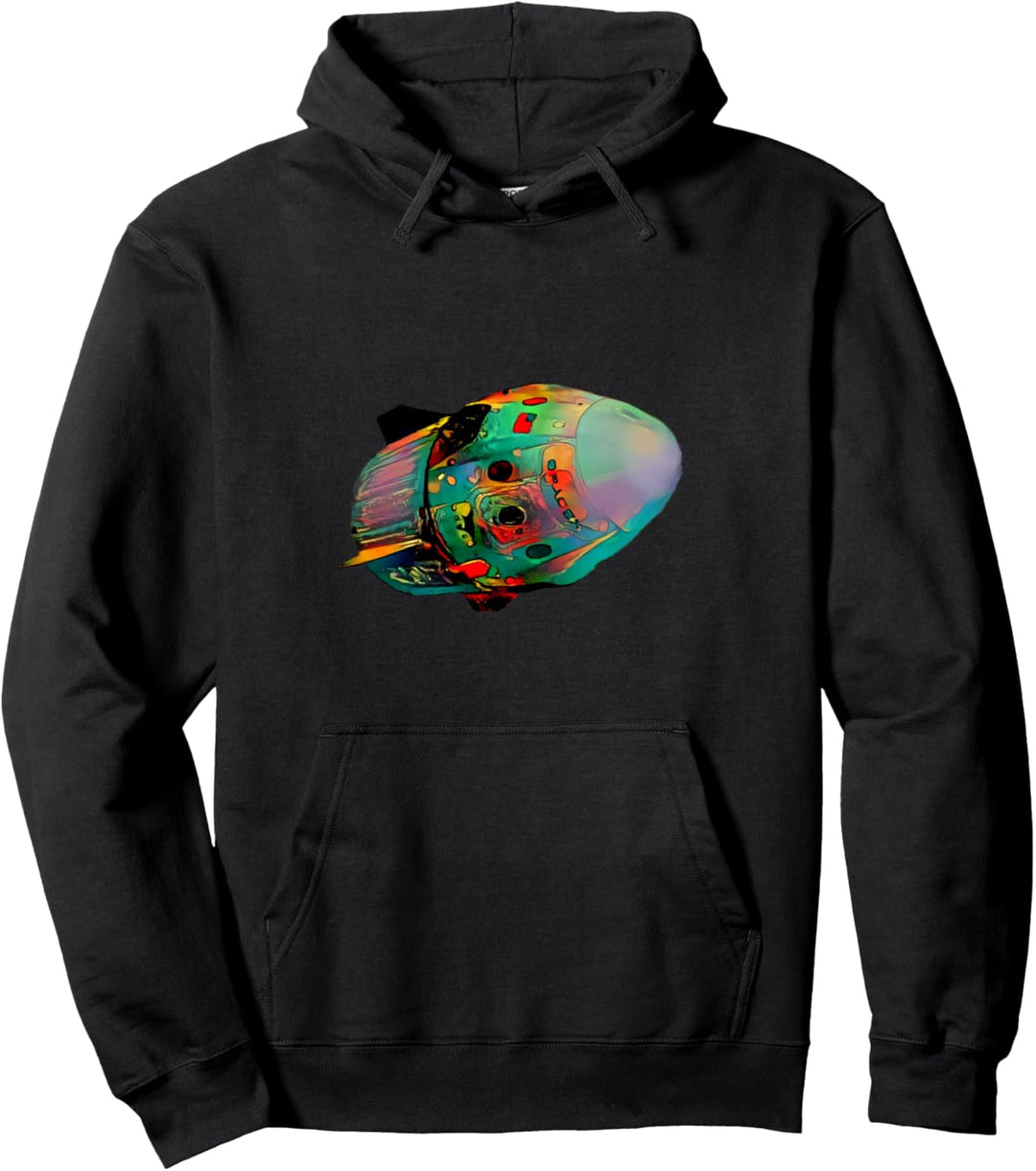 NASA Dragon Commercial Space Crew Kapsel Drachenschiff Pullover Hoodie