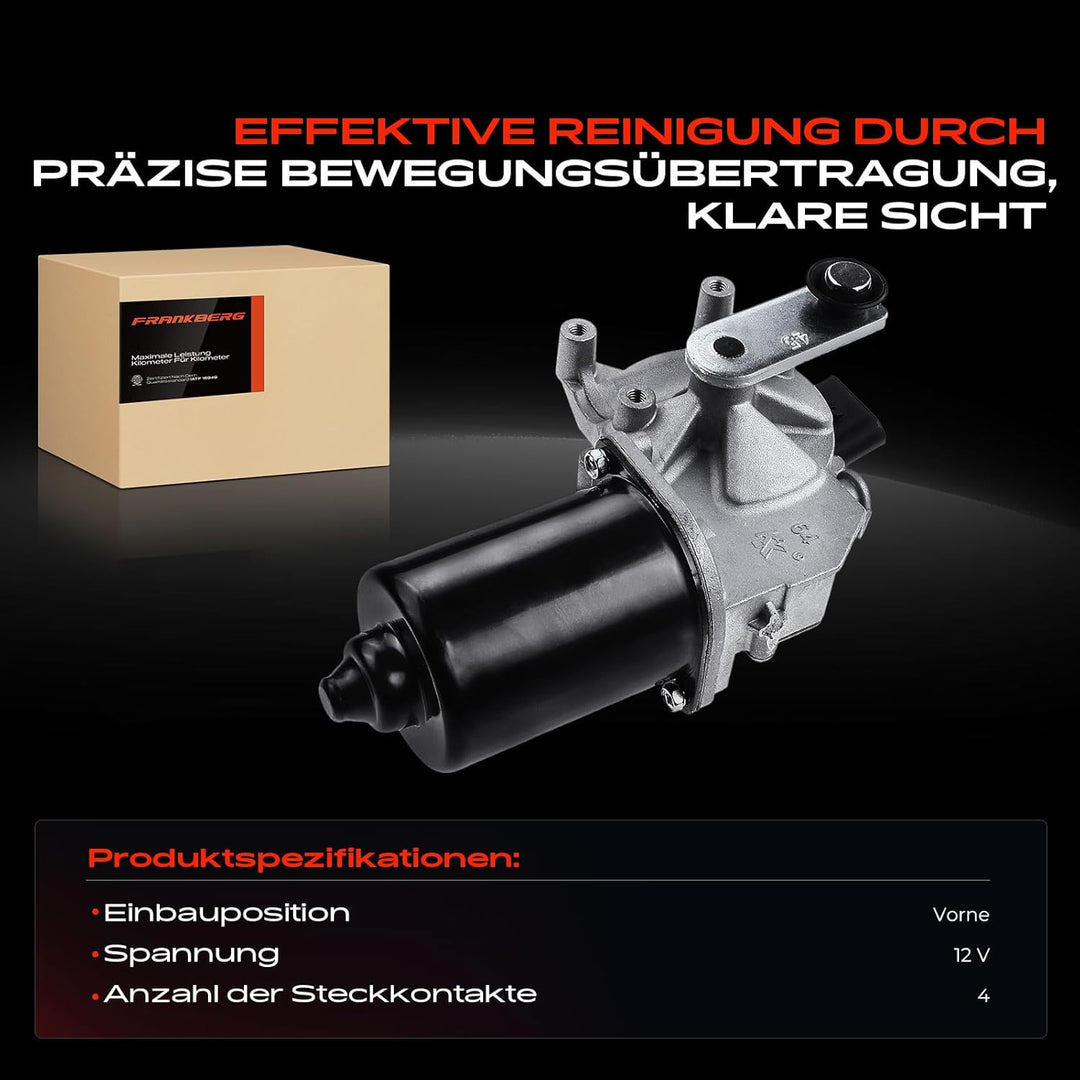 Frankberg 1x Wischermotor Scheibenwischermotor Vorne Kompatibel mit X1 E84 2.0L 3.0L 2009-2015 Repla