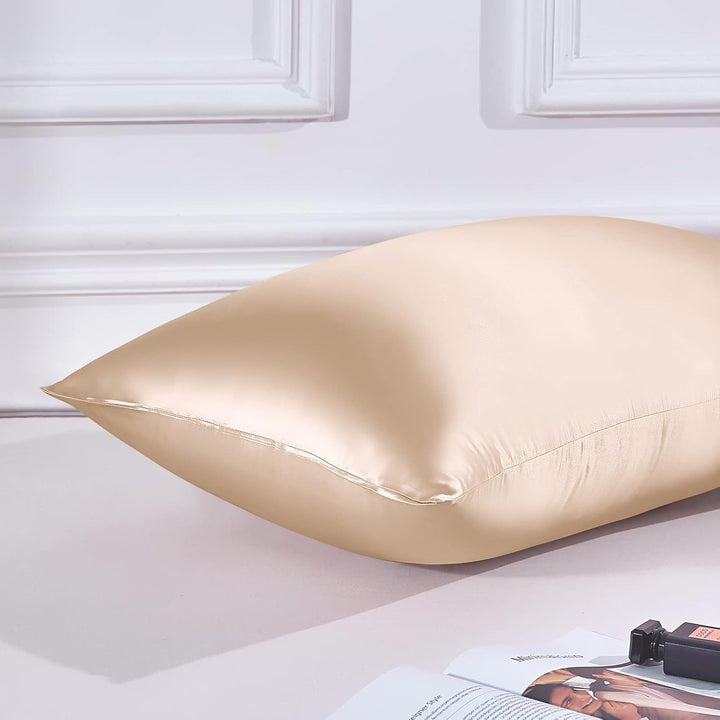 THXSILK 22 Momme Seide Kissenbezug - 100% Seide Kopfkissenbezug Sofakissenbezug - Anti milben Reissv