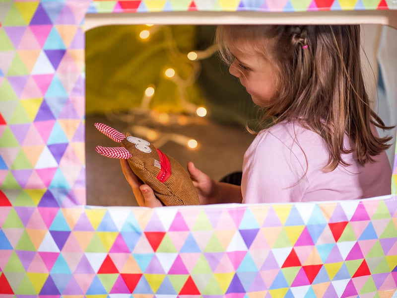 Betzold - Tischzelt - Kinder-Spielzelt aus robustem Stoff Mädchen Jungen Mehrfarbig, Mehrfarbig