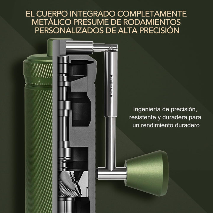 TIMEMORE Chestnut S3 Manual Kaffeemühle, mit numerischer externer Einstellung, Vollmetallgehäuse und