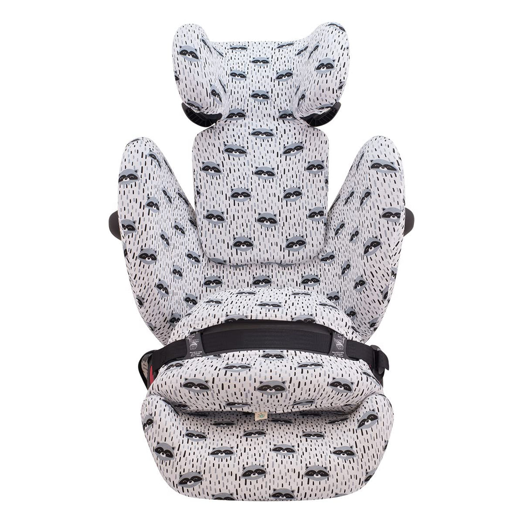 JYOKO KIDS Bezug Kompatibel mit Cybex Pallas G I-SIZE (Bezug Pallas G, RACCOON) Bezug Pallas G RACCO