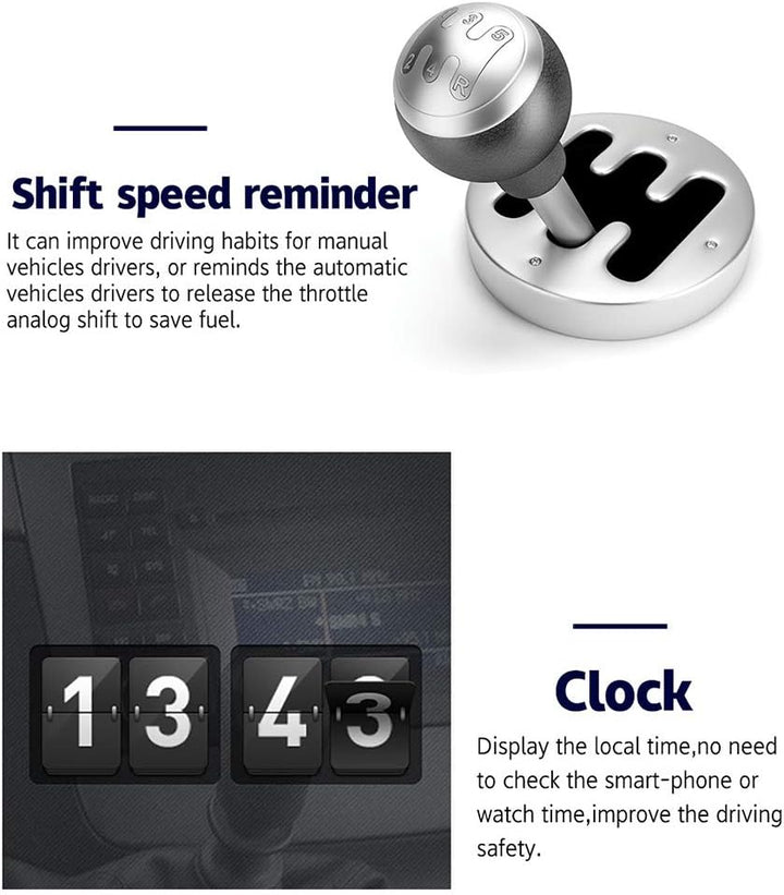 Clenp Hud-Display, P15 2,2-Zoll-HD-Universal-Geschwindigkeitsmesser TFT OBD Digital Speed Hud-Disp