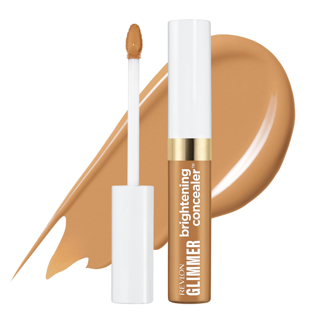 Revlon Glimmer Brightening Concealer, Anti-Concealer, leichte Abdeckung, Vitamin C, Koffein und Stev