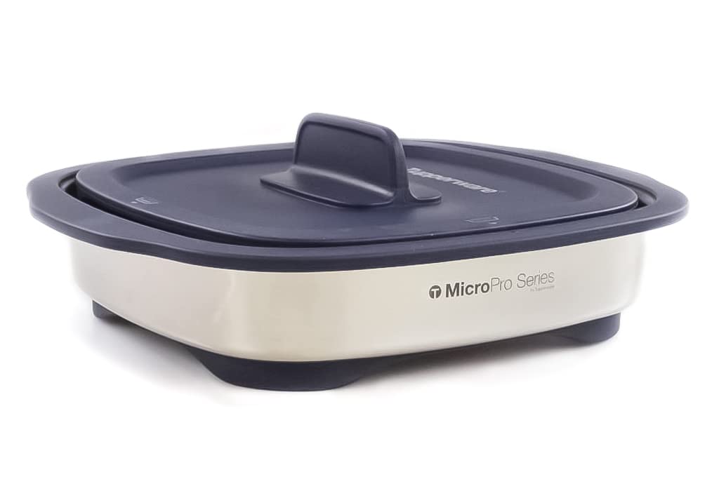 Tupperware - Mikrowellengrill MicroPro dunkelblau