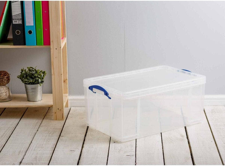Really Useful Boxen-Set 64C, transparent Einzelbett Farblos Standardverpackung, Einzelbett Farblos S