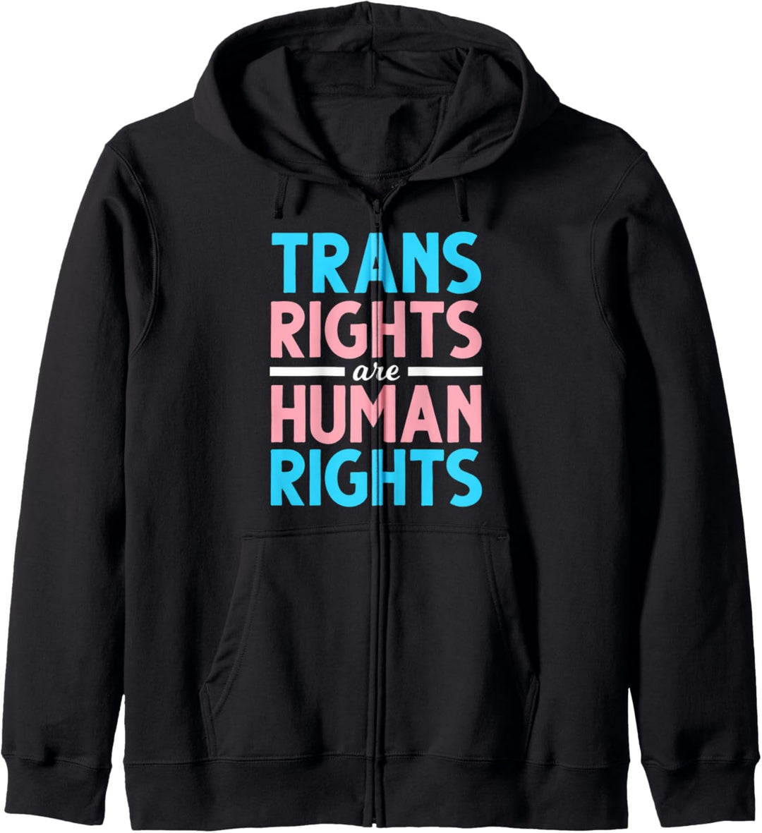 Trans Pride Menschenrechte Queer LGBTQ Transgender Kapuzenjacke