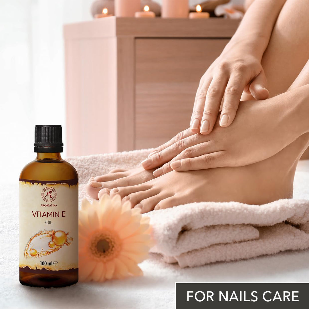 Vitamin E Öl 100ml - Natürlich - Reich an Vitamin E - Vitamin E Oil - Pflege für Gesicht - Körperpfl