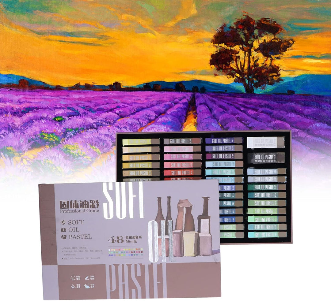 Qcwwy Zeichnen Pastelle Öl Pastelle Vivid Soft Pastelle Pastell Sticks DIY Malen Zubehör für Graffit