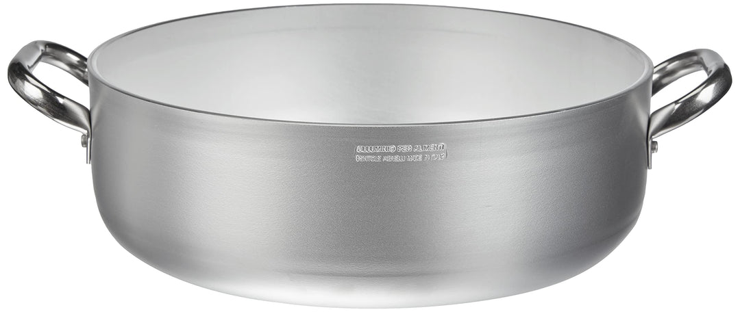 Töpfe Agnelli Casserole Zylindrische, Nieder, Radiant, Aluminium, Dicke 5 mm, mit 2 Griffen aus Stah